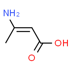 ChemSpider 2D Image | (2E)-3-Amino-2-butenoic acid | C4H7NO2
