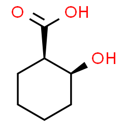ChemSpider 2D Image | (1R,2S)-2-Hydroxycyclohexanecarboxylic acid | C7H12O3