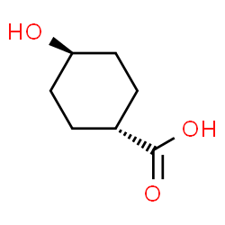 ChemSpider 2D Image | trans-4-Hydroxycyclohexanecarboxylic acid | C7H12O3