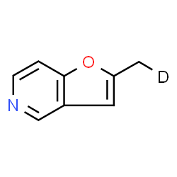 ChemSpider 2D Image | 2-(~2~H_1_)Methylfuro[3,2-c]pyridine | C8H6DNO