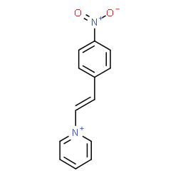 ChemSpider 2D Image | 1-[(E)-2-(4-Nitrophenyl)vinyl]pyridinium | C13H11N2O2