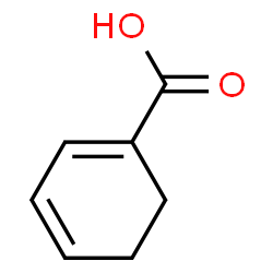 ChemSpider 2D Image | 1,3-Cyclohexadiene-1-carboxylic acid | C7H8O2
