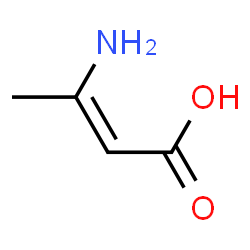 ChemSpider 2D Image | (2Z)-3-Amino-2-butenoic acid | C4H7NO2