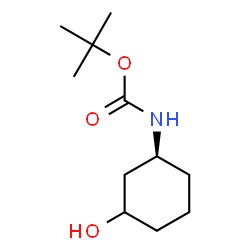 ChemSpider 2D Image | 2-Methyl-2-propanyl [(1S)-3-hydroxycyclohexyl]carbamate | C11H21NO3