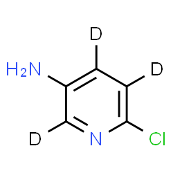 ChemSpider 2D Image | 6-Chloro-3-(~2~H_3_)pyridinamine | C5H2D3ClN2
