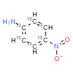 ChemSpider 2D Image | 4-Nitro(~13~C_6_)aniline | 13C6H6N2O2