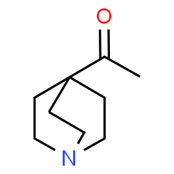 ChemSpider 2D Image | 1-(1$l^{4}-azabicyclo[2.2.2]octan-4-yl)ethanone | C9H16NO