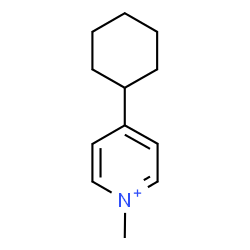 ChemSpider 2D Image | 4-Cyclohexyl-1-methylpyridinium | C12H18N