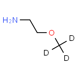 ChemSpider 2D Image | 2-[(~2~H_3_)Methyloxy]ethanamine | C3H6D3NO