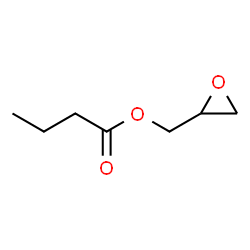 ChemSpider 2D Image | 2-Oxiranylmethyl butyrate | C7H12O3
