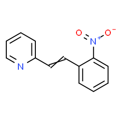 ChemSpider 2D Image | 2-[2-(2-Nitrophenyl)vinyl]pyridine | C13H10N2O2