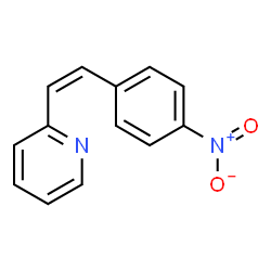 ChemSpider 2D Image | 2-[(Z)-2-(4-Nitrophenyl)vinyl]pyridine | C13H10N2O2