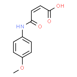 ChemSpider 2D Image | N-(4-Methoxyphenyl)maleamic acid | C11H11NO4