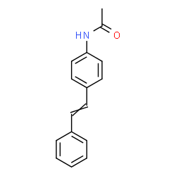 ChemSpider 2D Image | trans-4-Acetaminostilbene | C16H15NO