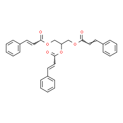 ChemSpider 2D Image | 1,2,3-Propanetriyl (2E,2'E,2''E)tris(3-phenylacrylate) | C30H26O6