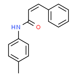 ChemSpider 2D Image | (2Z)-N-(4-Methylphenyl)-3-phenylacrylamide | C16H15NO