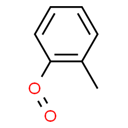 ChemSpider 2D Image | 1-methyl-2-(oxo-$l^{3}-oxidanyl)benzene | C7H7O2