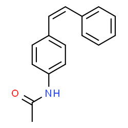 ChemSpider 2D Image | N-{4-[(Z)-2-Phenylvinyl]phenyl}acetamide | C16H15NO