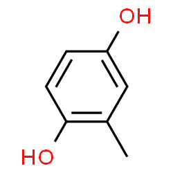 ChemSpider 2D Image | 2-methylbenzene-1,4-diol | C7H7O2
