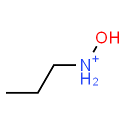 ChemSpider 2D Image | Hydroxy(propyl)ammonium | C3H10NO