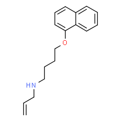 ChemSpider 2D Image | N-Allyl-4-(1-naphthyloxy)-1-butanamine | C17H21NO