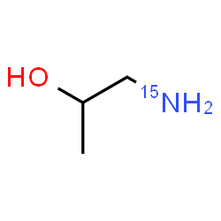 ChemSpider 2D Image | 1-(~15~N)Amino-2-propanol | C3H915NO