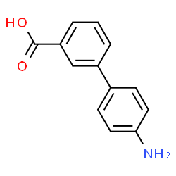 ChemSpider 2D Image | 4'-Amino-3-biphenylcarboxylic acid | C13H11NO2