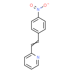 ChemSpider 2D Image | 2-[2-(4-Nitrophenyl)vinyl]pyridine | C13H10N2O2