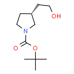 ChemSpider 2D Image | (R)-1-Boc-3-(2-hydroxyethyl)pyrrolidine | C11H21NO3