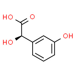 ChemSpider 2D Image | (-)-3-hydroxymandelic acid | C8H8O4