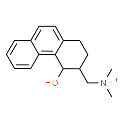 ChemSpider 2D Image | (4-Hydroxy-1,2,3,4-tetrahydro-3-phenanthrenyl)-N,N-dimethylmethanaminium | C17H22NO