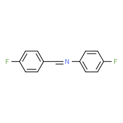 ChemSpider 2D Image | N,1-Bis(4-fluorophenyl)methanimine | C13H9F2N