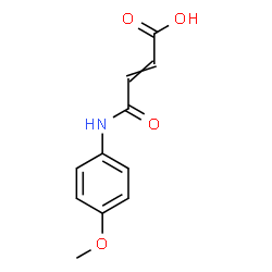 ChemSpider 2D Image | 4-[(4-Methoxyphenyl)amino]-4-oxo-2-butenoic acid | C11H11NO4