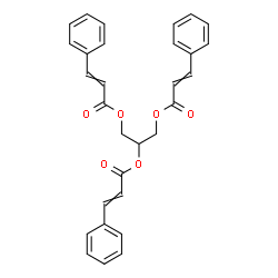 ChemSpider 2D Image | 1,2,3-Propanetriyl tris(3-phenylacrylate) | C30H26O6