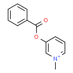 ChemSpider 2D Image | 3-(Benzoyloxy)-1-methylpyridinium | C13H12NO2