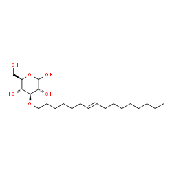 ChemSpider 2D Image | 3-O-[(7E)-7-Hexadecen-1-yl]-D-glucopyranose | C22H42O6
