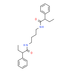 ChemSpider 2D Image | N,N'-1,4-Butanediylbis(2-phenylbutanamide) | C24H32N2O2