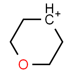 ChemSpider 2D Image | Tetrahydro-2H-pyran-4-ylium | C5H9O