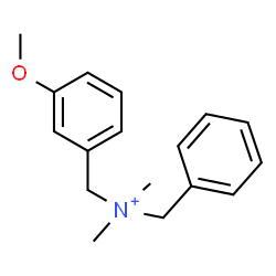 ChemSpider 2D Image | N-Benzyl(3-methoxyphenyl)-N,N-dimethylmethanaminium | C17H22NO