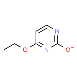 ChemSpider 2D Image | 4-Ethoxy-2-pyrimidinolate | C6H7N2O2
