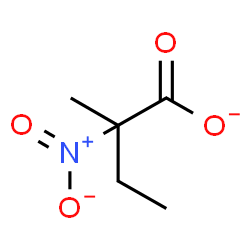 ChemSpider 2D Image | 2-Methyl-2-nitrobutanoate | C5H8NO4