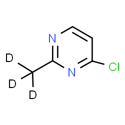 ChemSpider 2D Image | 4-Chloro-2-(~2~H_3_)methylpyrimidine | C5H2D3ClN2
