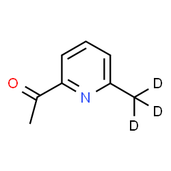 ChemSpider 2D Image | 1-[6-(~2~H_3_)Methyl-2-pyridinyl]ethanone | C8H6D3NO