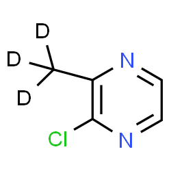 ChemSpider 2D Image | 2-Chloro-3-(~2~H_3_)methylpyrazine | C5H2D3ClN2