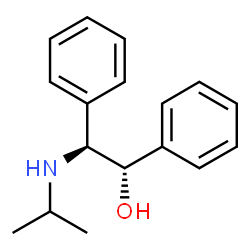 ChemSpider 2D Image | (1S,2S)-2-(Isopropylamino)-1,2-diphenylethanol | C17H21NO