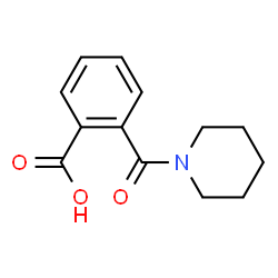 ChemSpider 2D Image | O-(Piperidinocarbonyl)-Benzoic Acid | C13H15NO3