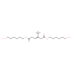 ChemSpider 2D Image | Bis(6-hydroxyhexyl) 3-(2-methyl-2-propanyl)hexanedioate | C22H42O6