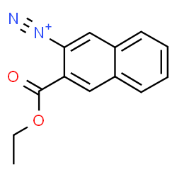 ChemSpider 2D Image | 3-(Ethoxycarbonyl)-2-naphthalenediazonium | C13H11N2O2