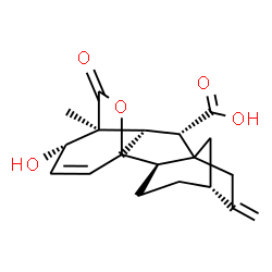 ChemSpider 2D Image | gibberellin A7 | C19H22O5