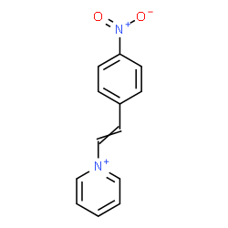ChemSpider 2D Image | 1-[2-(4-Nitrophenyl)vinyl]pyridinium | C13H11N2O2